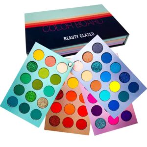 BEAUTY GLAZED New Color Board 60 Colors Eyeshadow Pallete