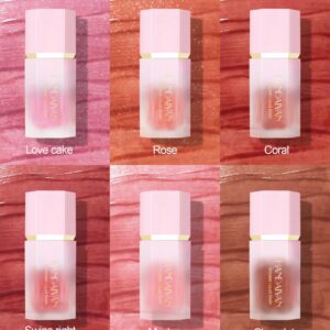 Handaiyan Mousse Liquid Blush Long-lasting Natural Look Cheek Color 7 Ml ( 1 Piece)