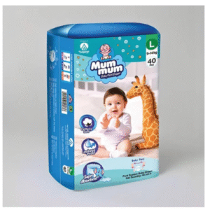 Mum Mum Disposable Baby Diaper Pant L (9-14 KG) - 40 pcs