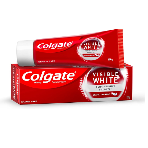 Colgate Visible White Toothpaste 100 gm(20 gm Extra)