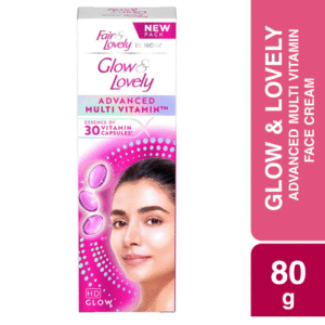 Fair& Lovely With Glow & Lovely VitaGlow Multivitamin Serum Face cream With New Look Used For women.. 80 Gm