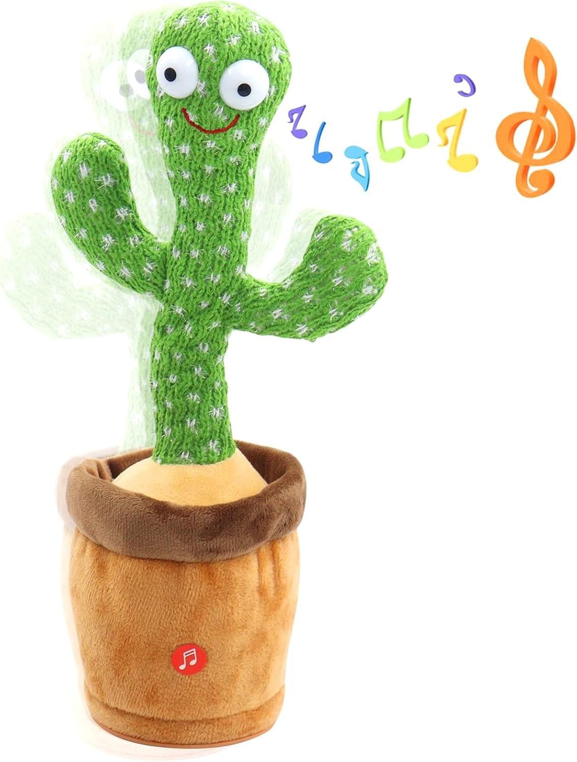 Talking & Dancing Cactus Mimicking Toy (USB CHARGING) - Image 3